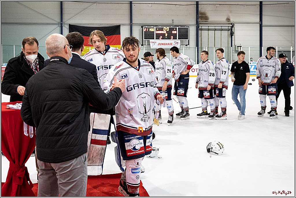 U20-DNL Meisterschaftsfinale;  Koelner Junghaie - Eisbaeren Juniors Berlin; Koeln, 27.03.2022
